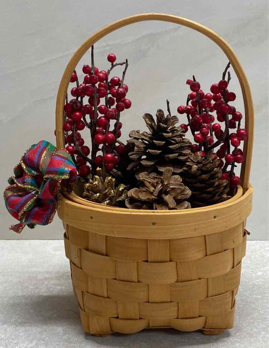 Basket With Decor