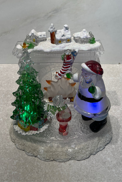 Lighted Santa Decor