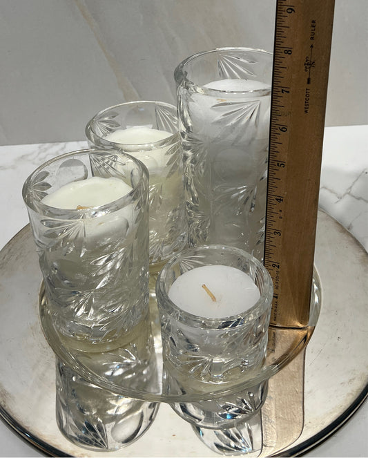 Candles With Tray