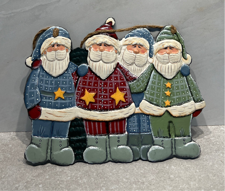 Santa Plaque