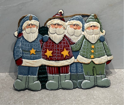 Santa Plaque