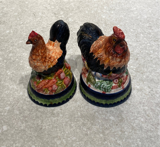 Rooster Salt And Pepper Shakers