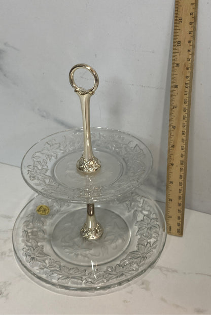 Princess House 2-Tier Dish