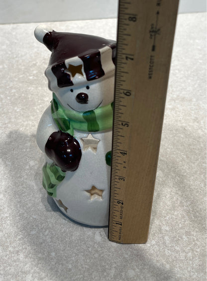 Snowman Candleholder