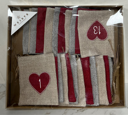 Fabric Garland Advent Calendar