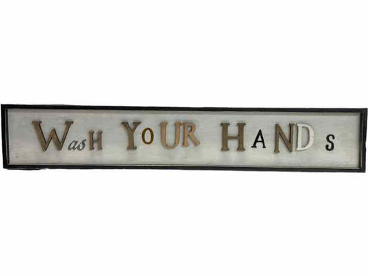 Wash Your Hands Wall Decor