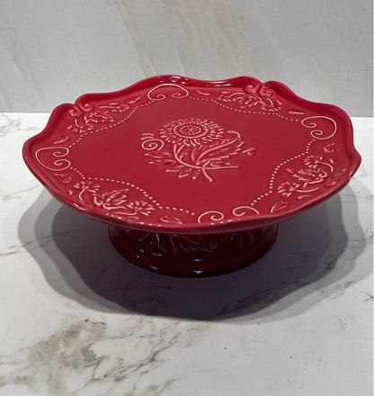 Vera Bradley Cake Plate