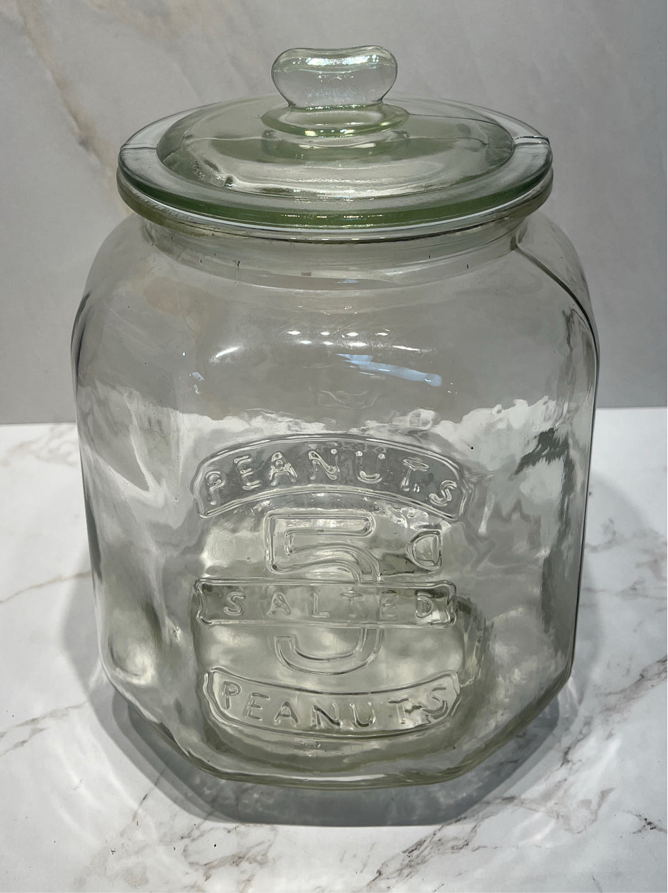 Covered Peanuts Jar