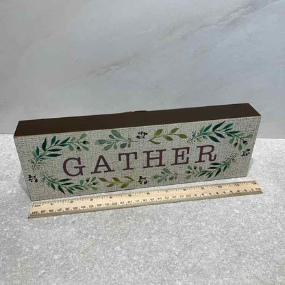 Gather Box Sign