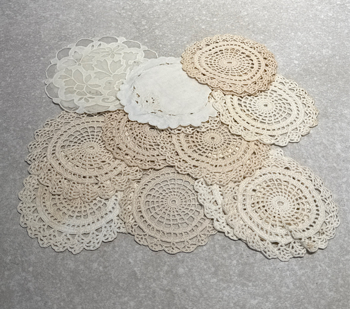 Lot Of Doillies