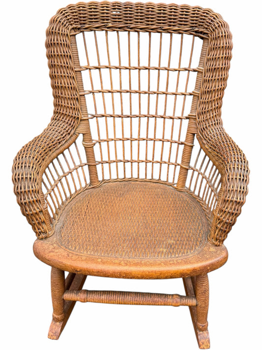 Childs Wicker Rocker