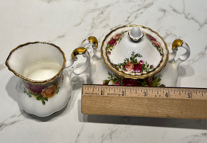 Royal Albert Sugar and Creamer