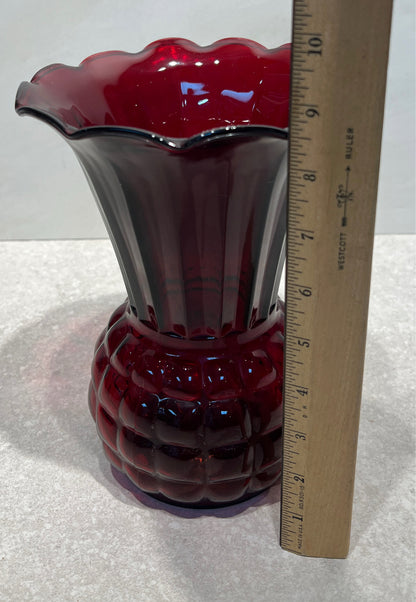 Red Vase