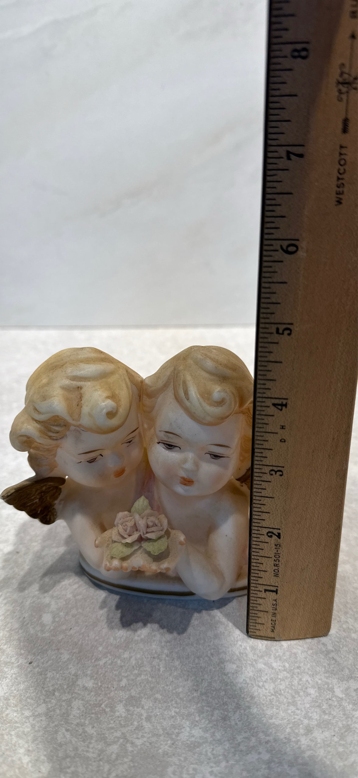 Vintage Tilso Double Cherubs