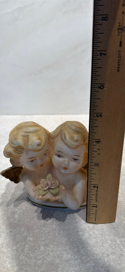 Vintage Tilso Double Cherubs