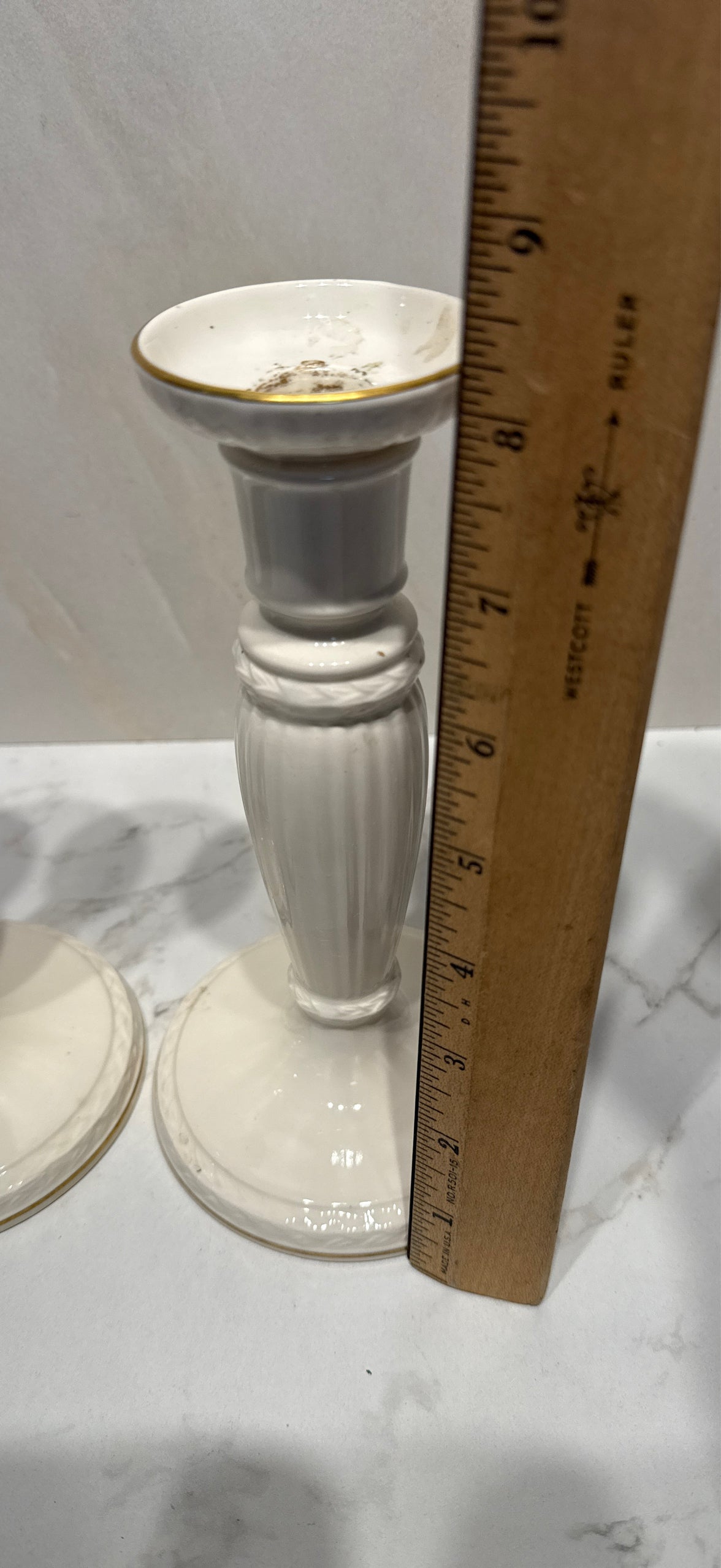 Set of 2 Wedgwood Candleholders