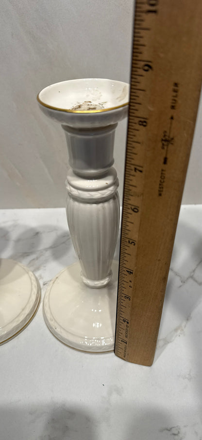 Set of 2 Wedgwood Candleholders
