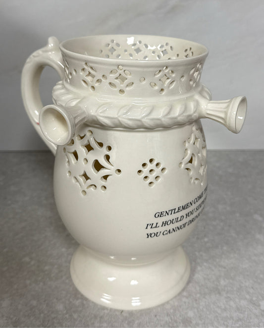 Royal Creamware  Puzzle Jug