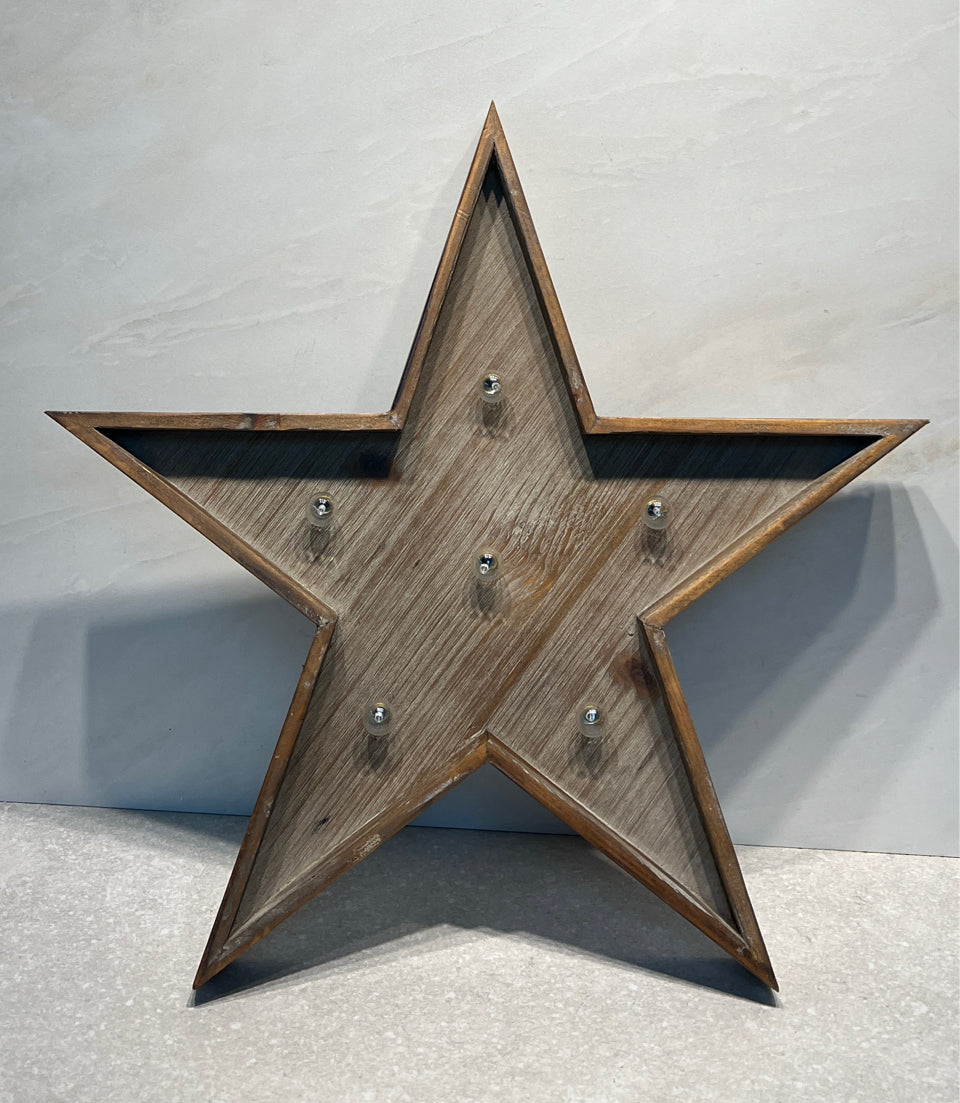 Lighted Star Wall Decor