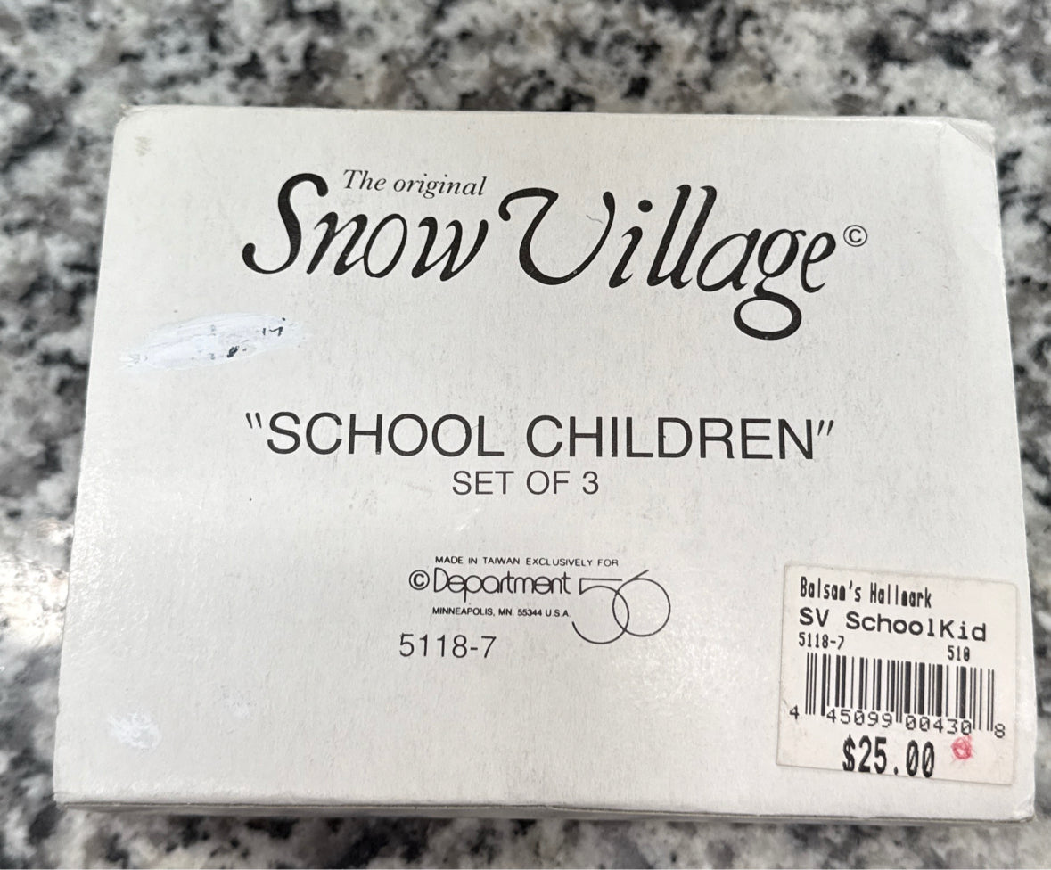 Dept. 56 School Children
