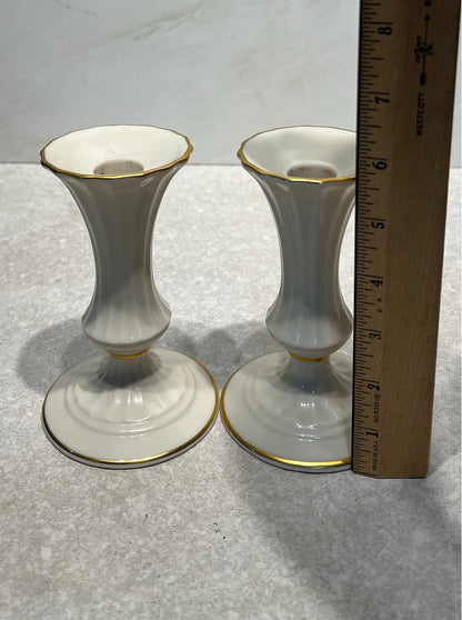 Set of 2 Lenox Candleholders