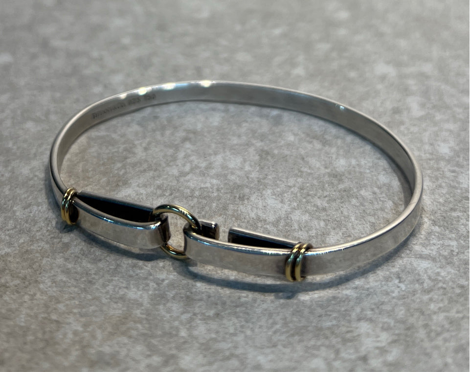 Tiffany and Co. Sterling &18K Accents Bracelet