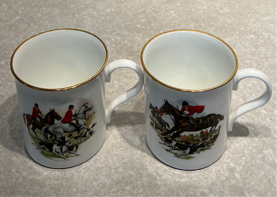 Pair of England Mugs