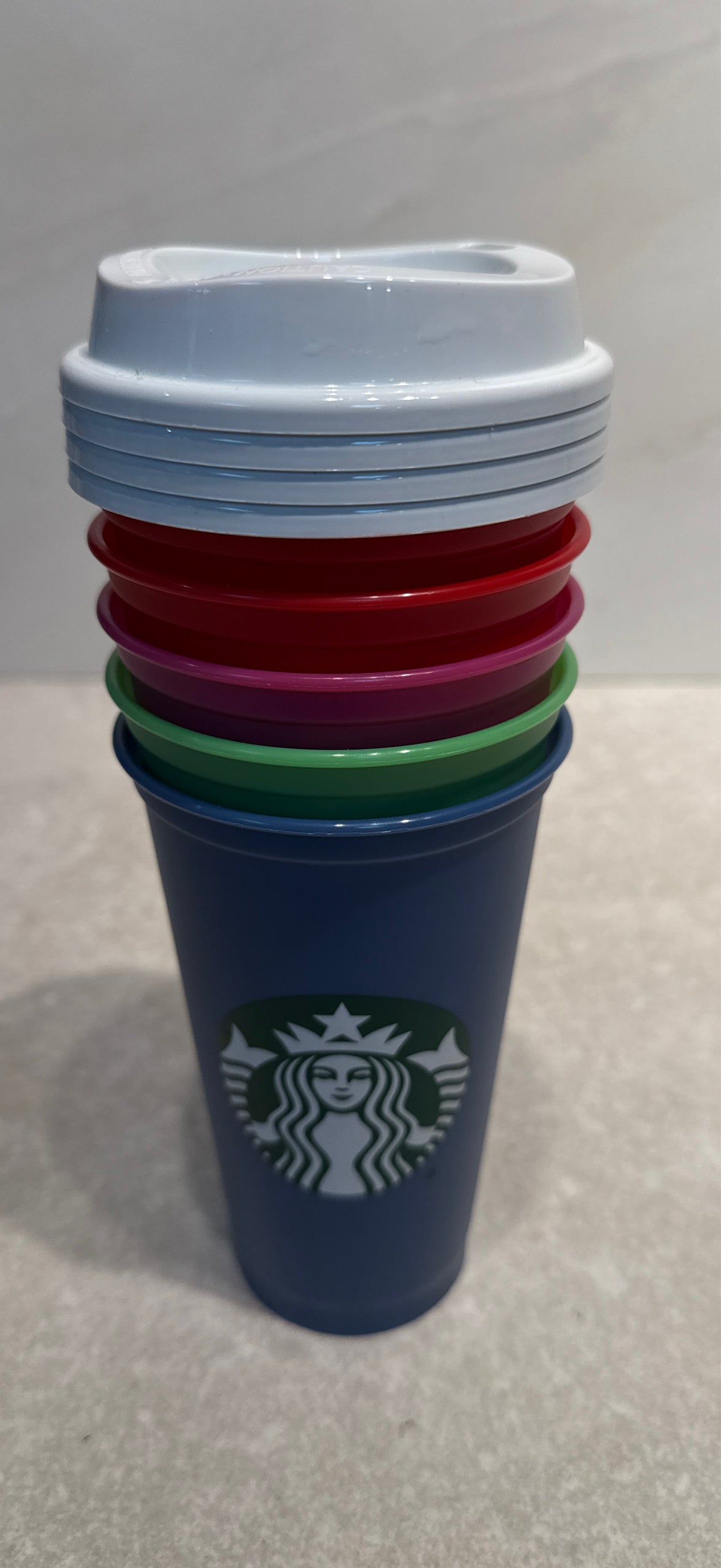 Set of Starbucks Cups