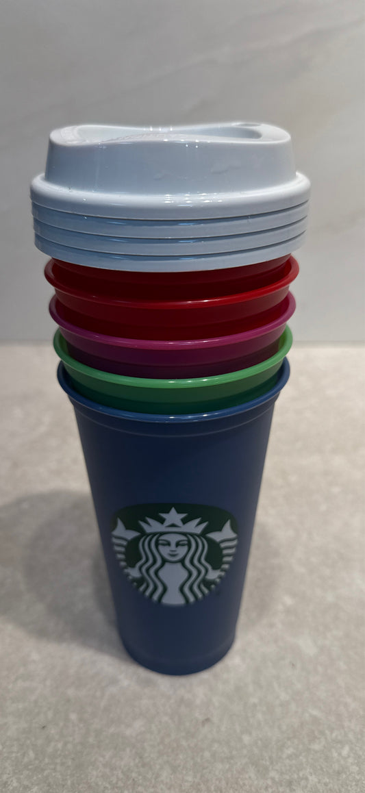 Set of Starbucks Cups