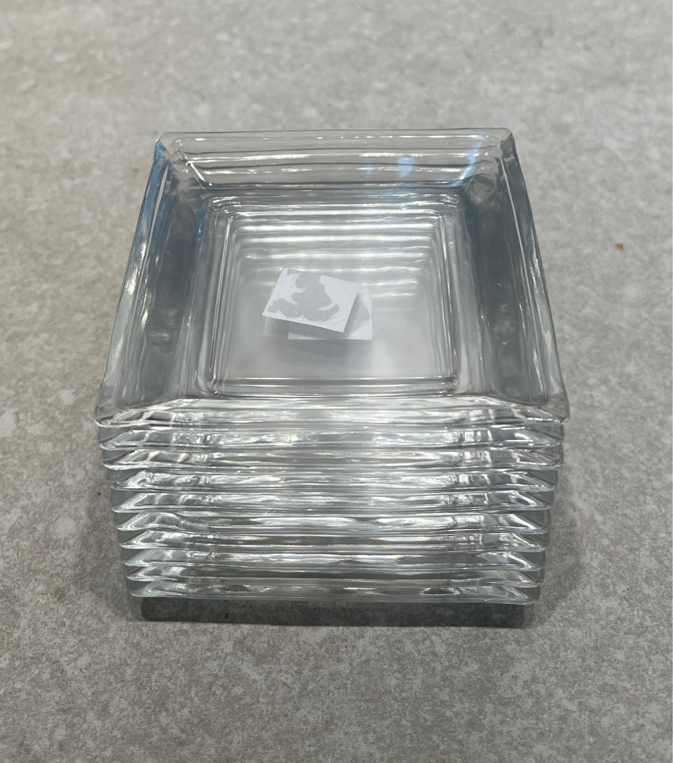 Set of 10 Glass Plates