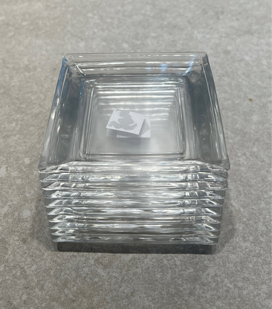 Set of 10 Glass Plates