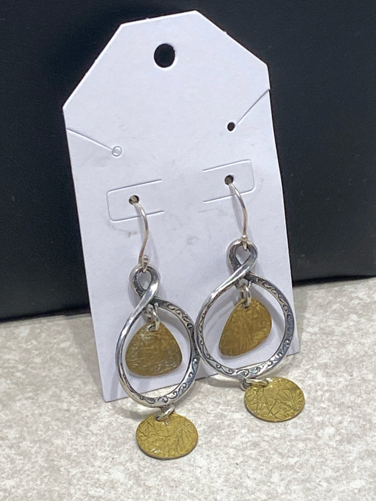 Silpada Sterling Silver/ Brass  Earrings