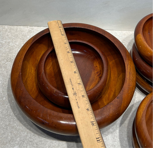 Wooden Salad Bowl Set