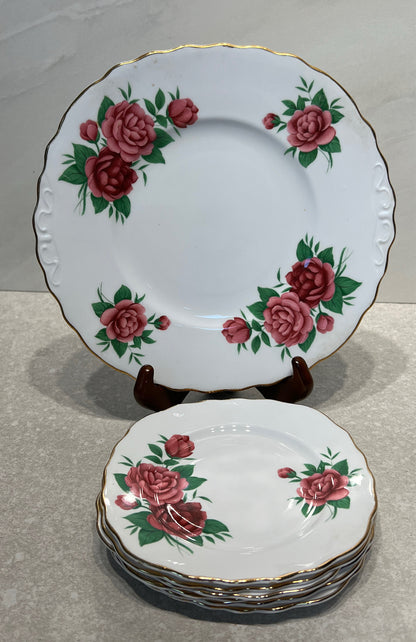 England Royal Vale - Set of 7 Plates