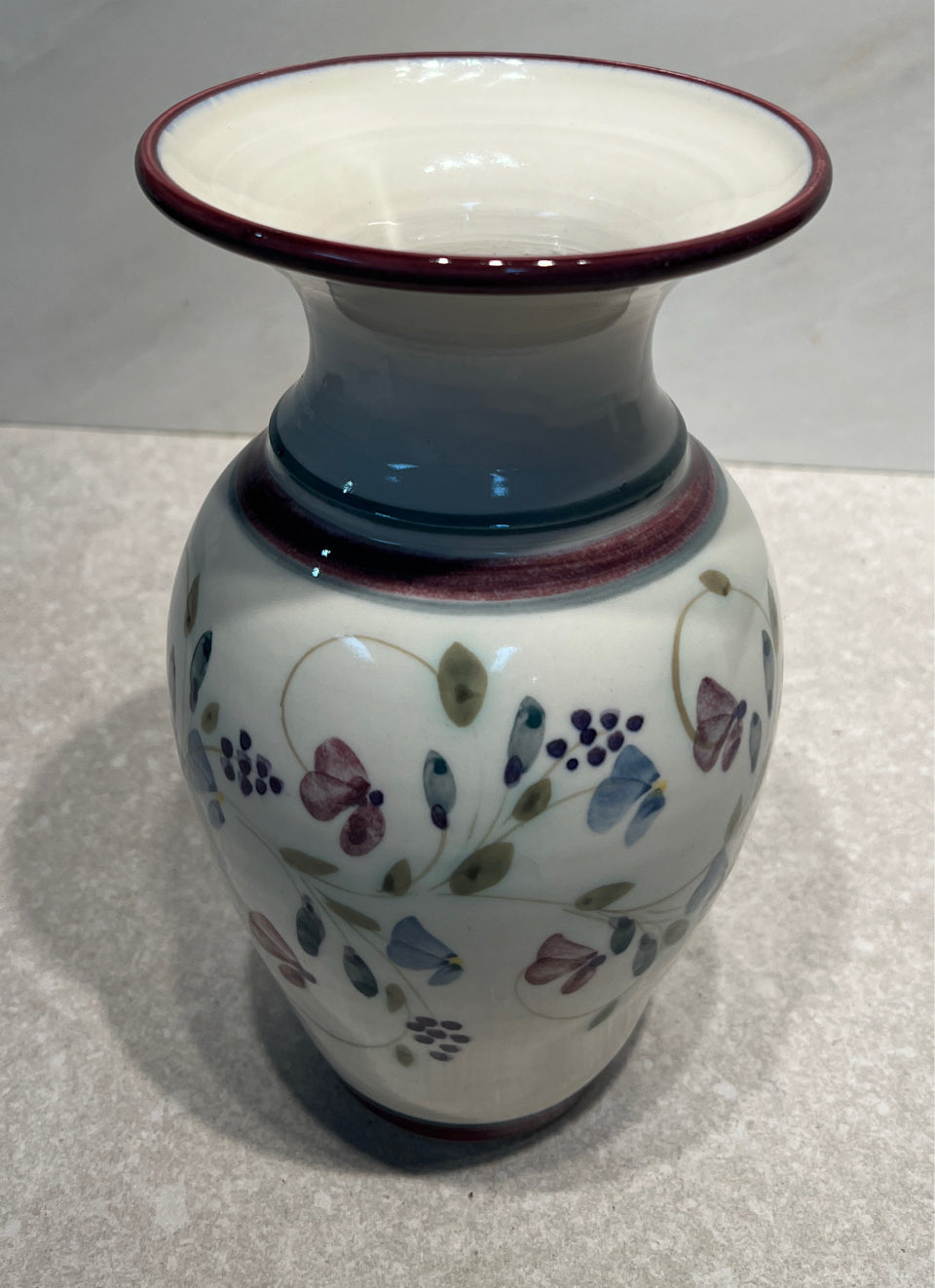 Signed Pottery Vase