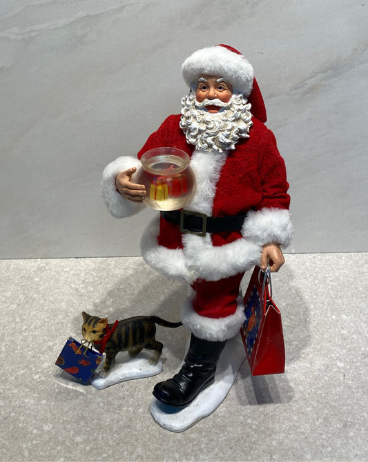 2-Piece Possible DReams Santa and Cat