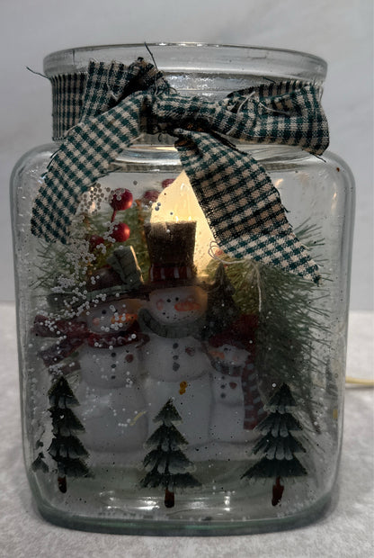 Lighted Decorative Jar