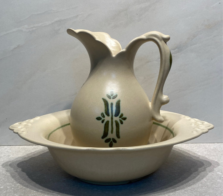 Royal Haeger Pitcher and Bowl