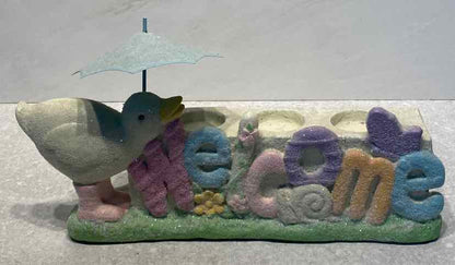 Welcome Candleholder