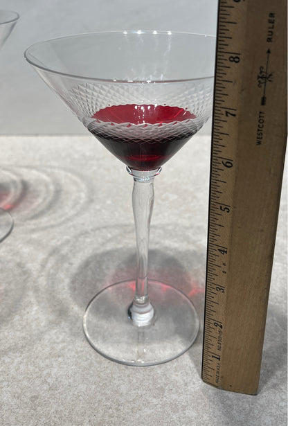 Set of 5 Martini Glasses