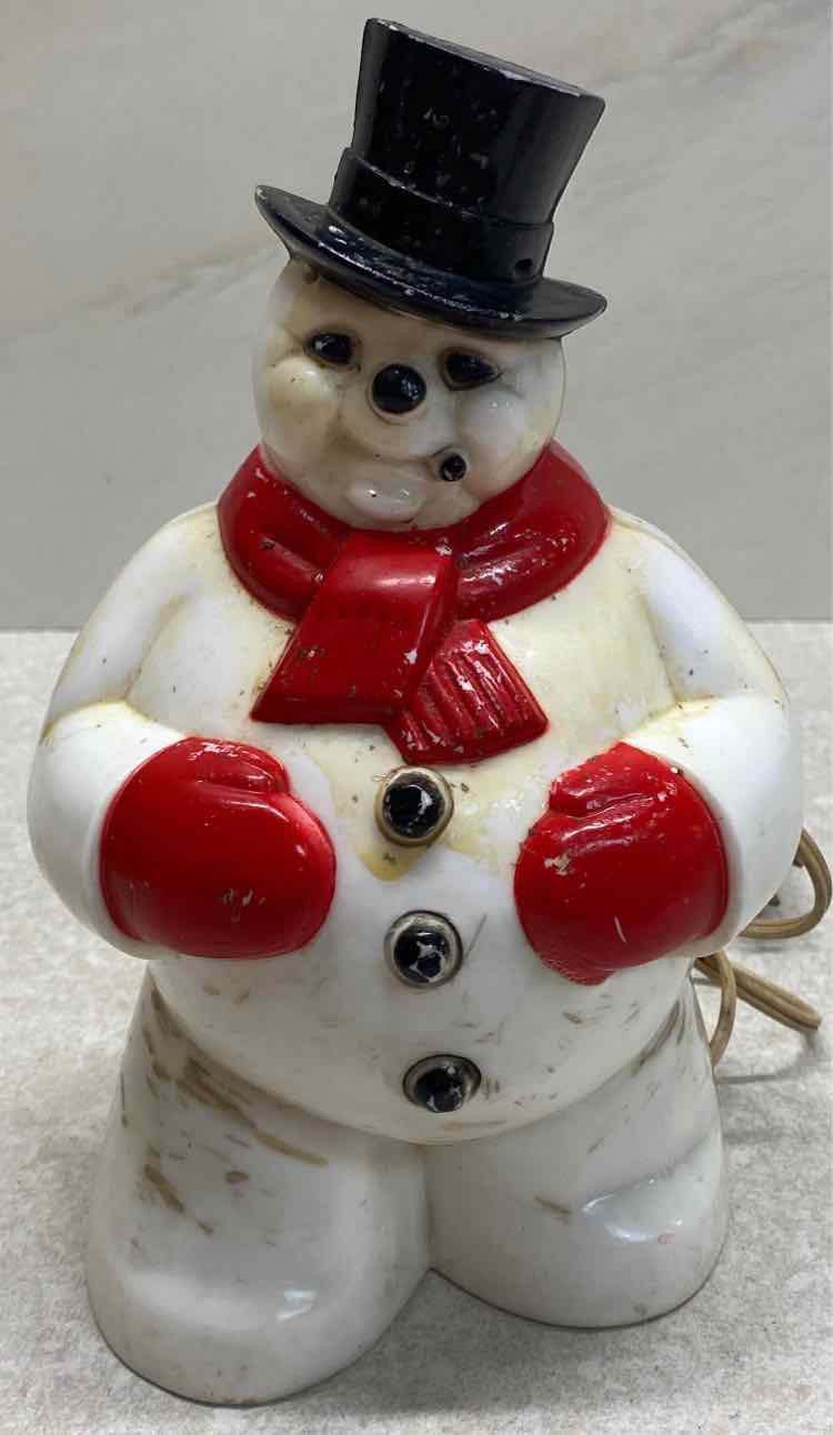 Vintage Snowman with Plug