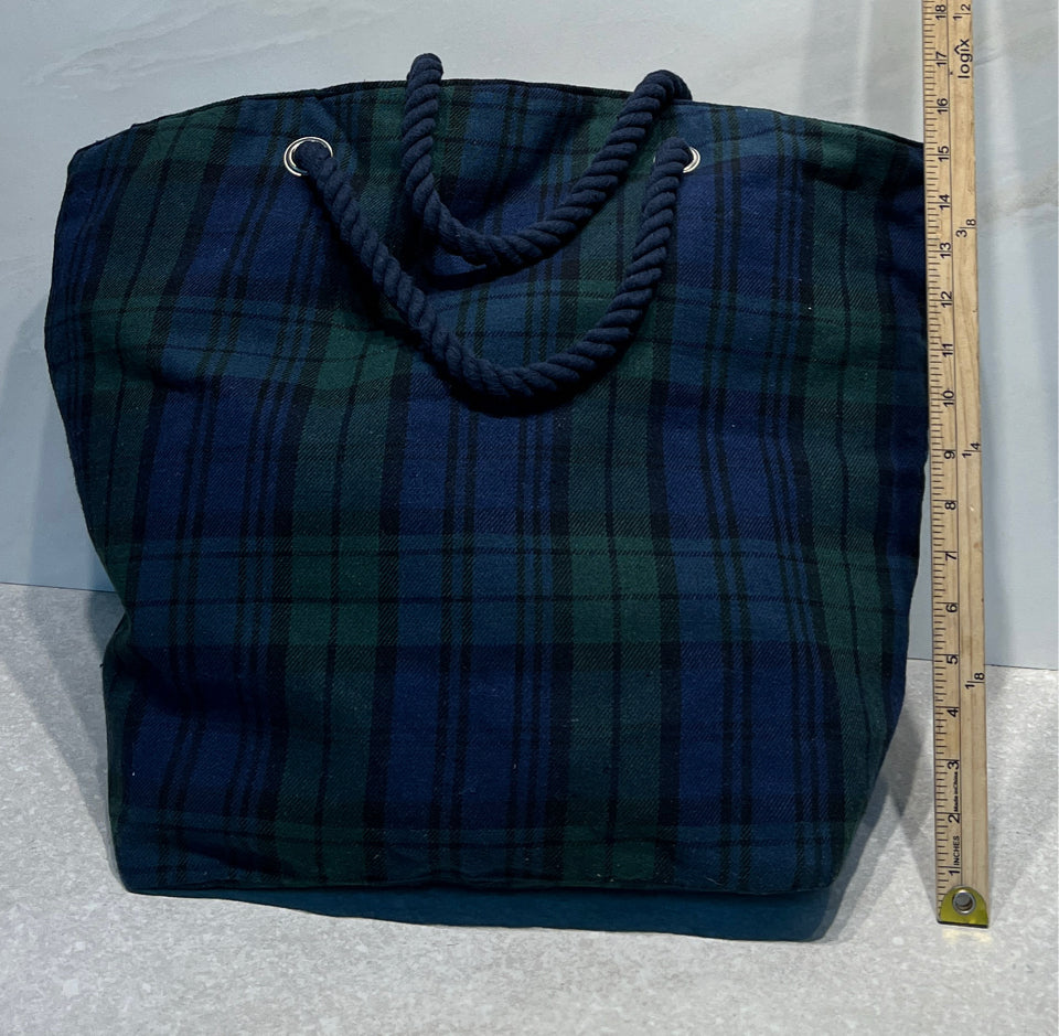 Plaid Tote Bag