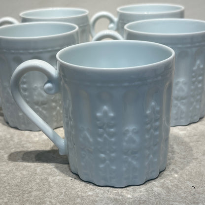 Set of 5 Bernardaud Louvre Mugs