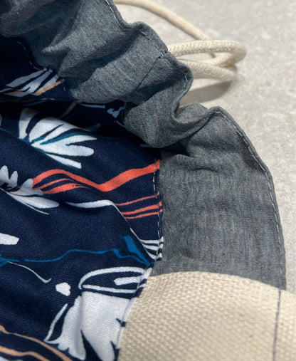 Reversible Drawstring Tote