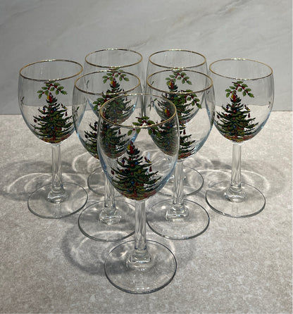 Set of 7 Wine Glasses