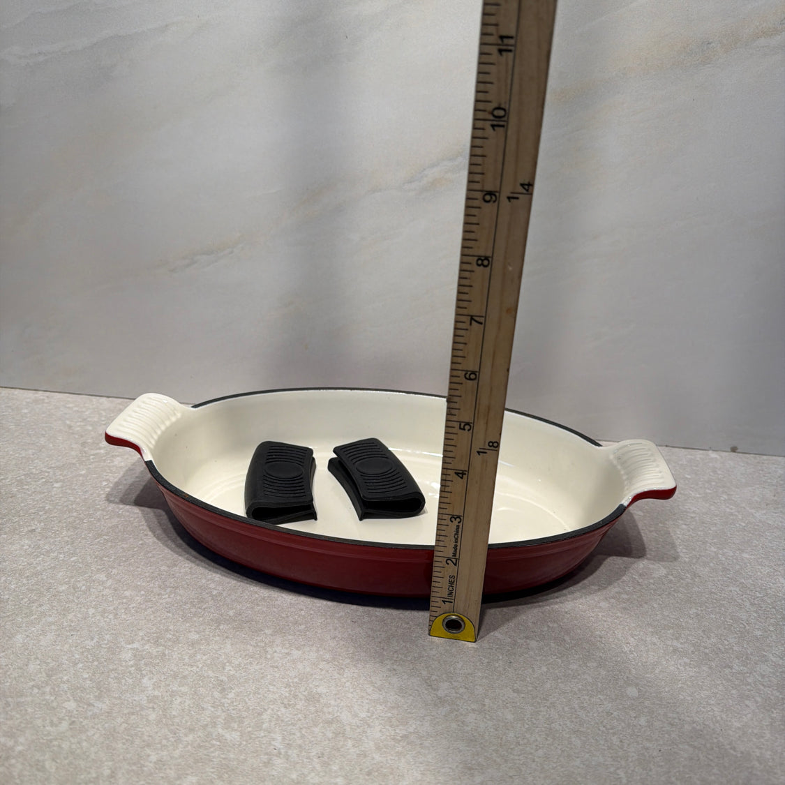 Sweden Enamel Cast Iron Pan