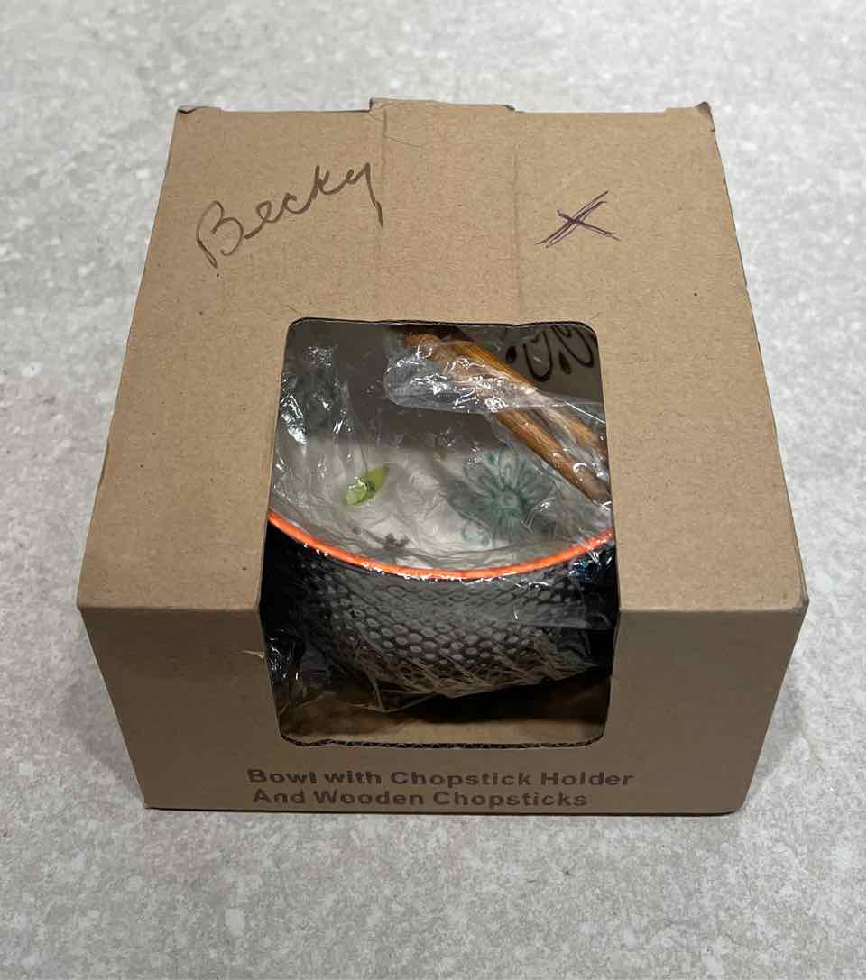 Bowl With Chipsticks