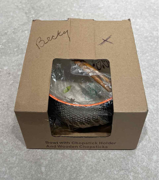 Bowl With Chipsticks