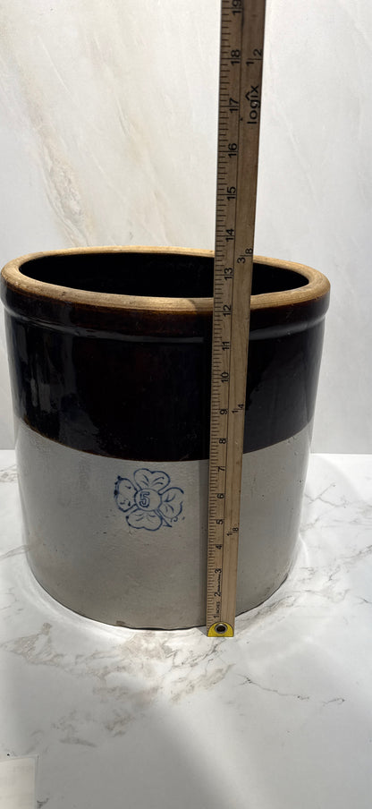 Crock #5 - as found