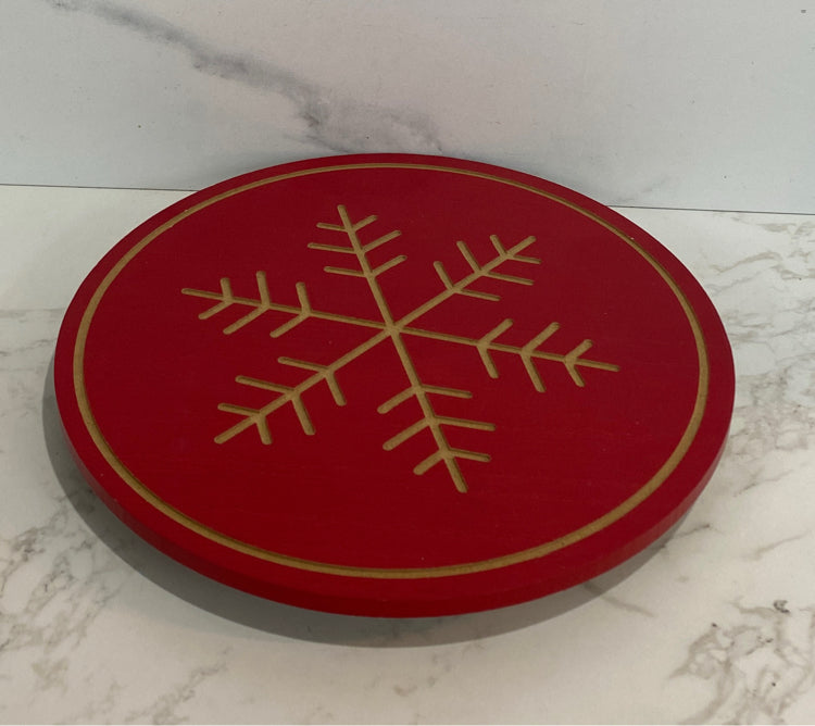 Snowflake Lazy Susan